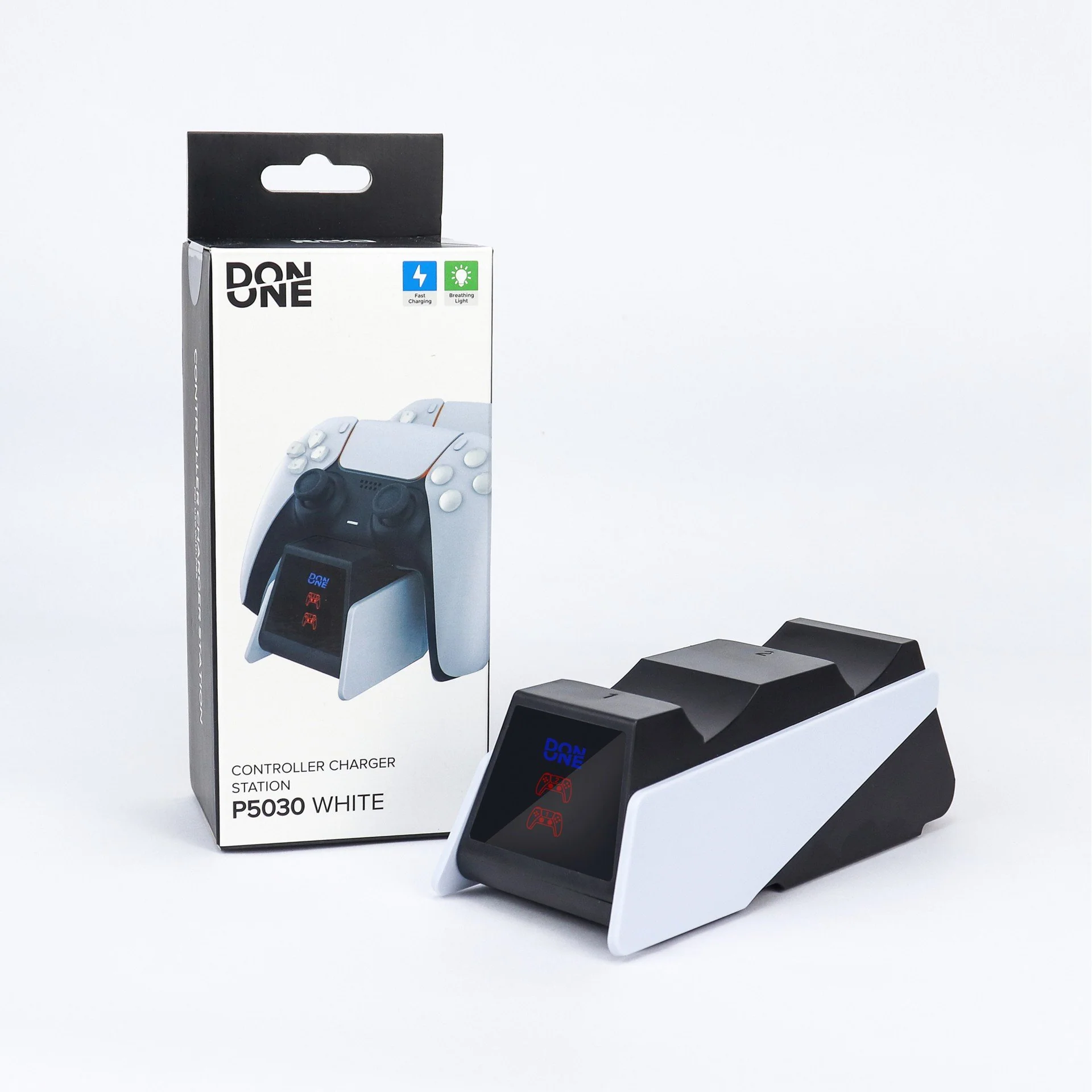 Don One – P5030 Weiß – Ladestation für PS5-Controller
