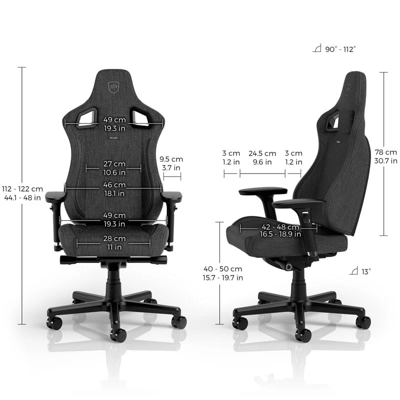 noblechairs EPIC Compact TX Anthrazit/Carbon
