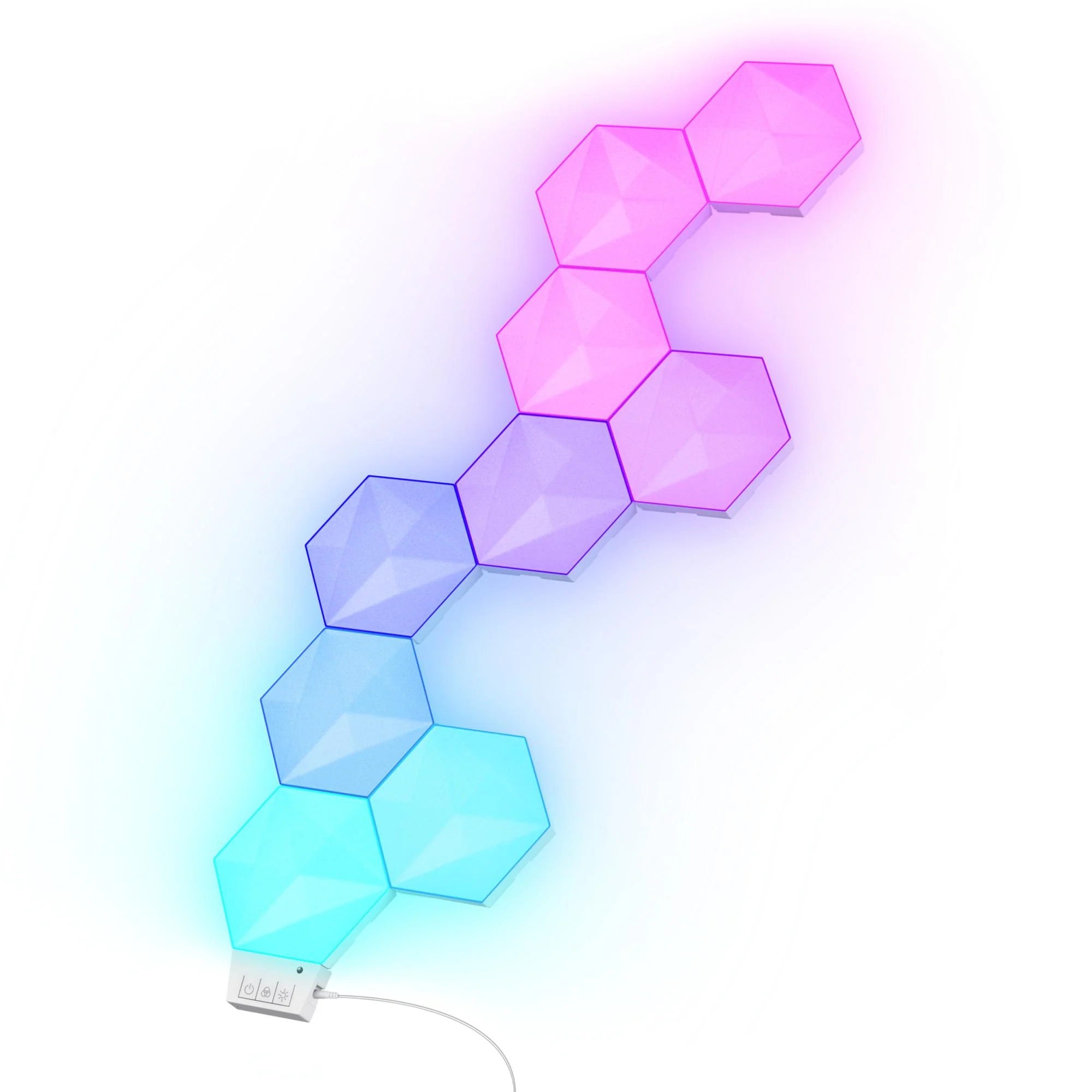 TRUST GXT902 VYBZ RGB HEXAGON LYS PANEL