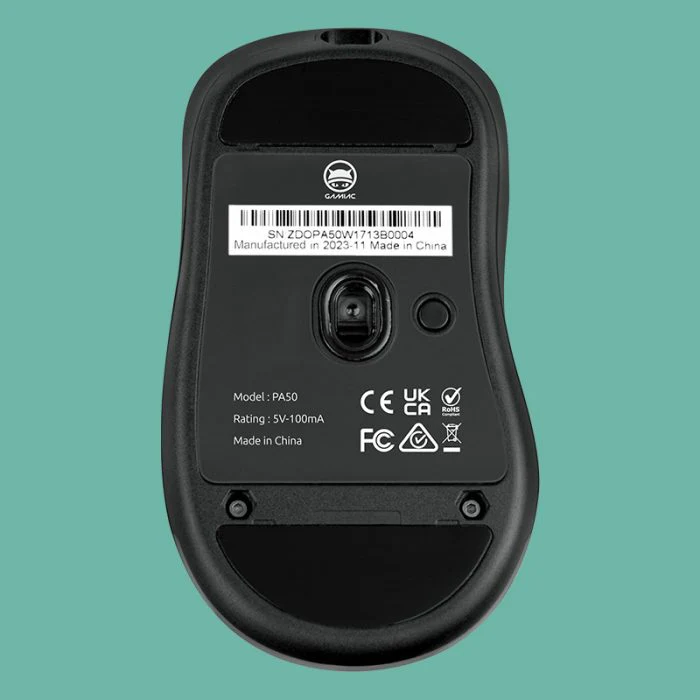 Gamiac PA50 Mus - Black - Kablet 12000 DPI