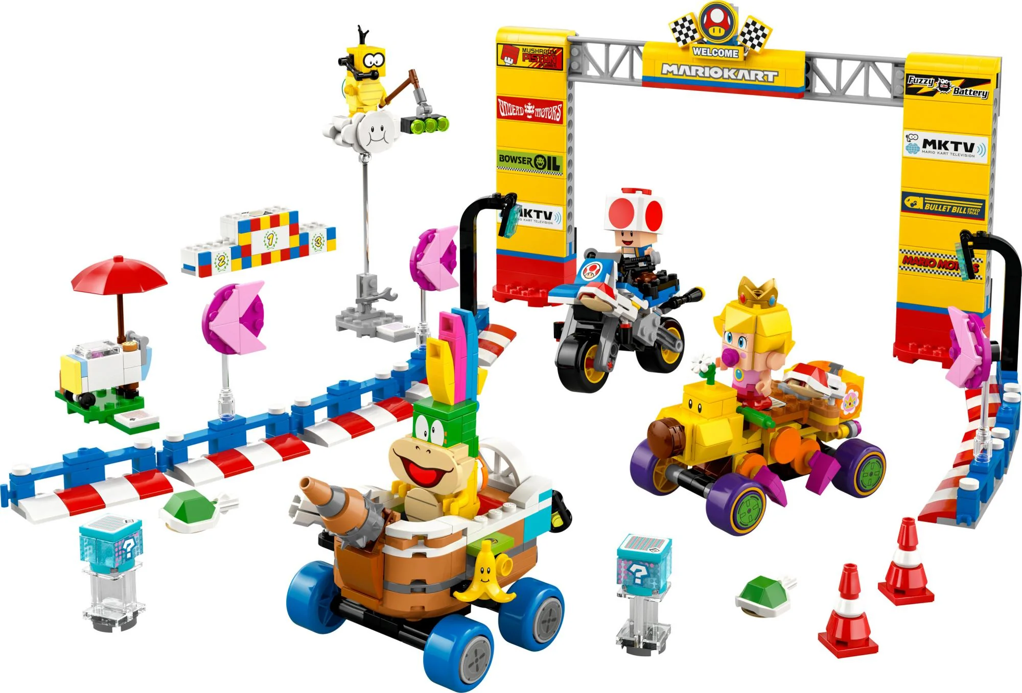 LEGO 72036 Super Mario - Mario Kart: Baby Peach & Grand Pix Set