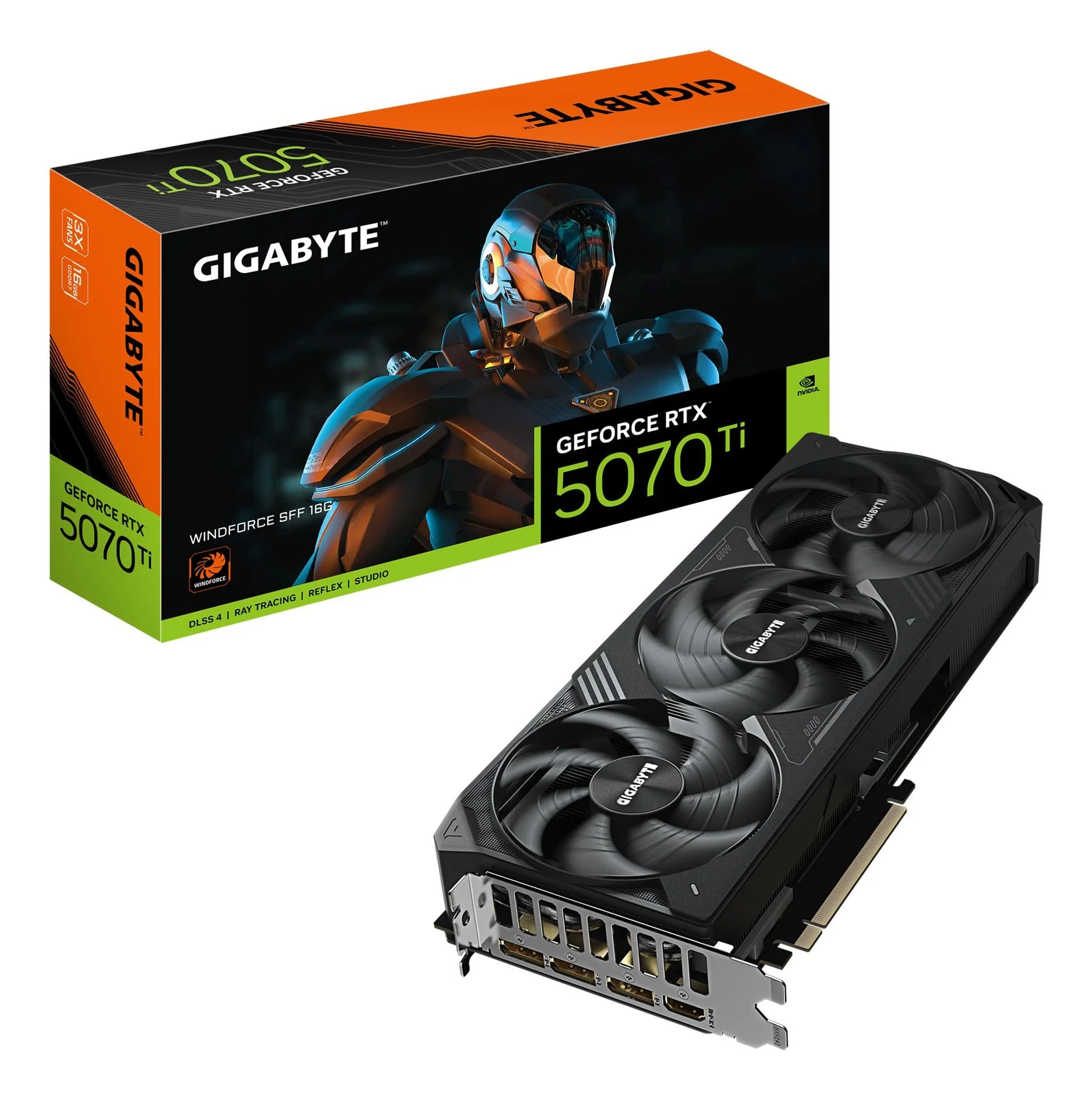 Gigabyte GeForce RTX 5070 Ti WINDFORCE SFF 16G 16GB