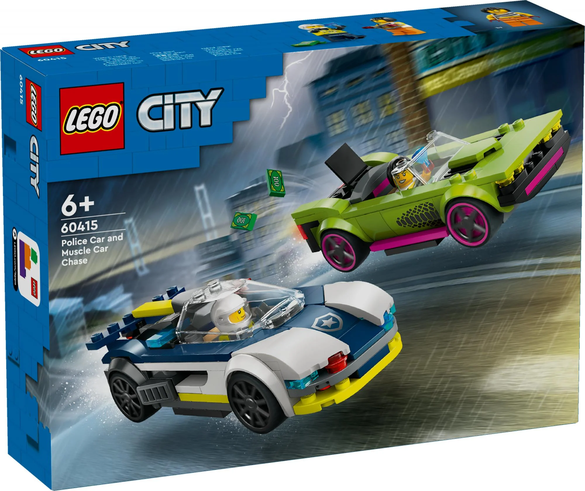 LEGO 60415 City Police Car and Muscle Car Chase
