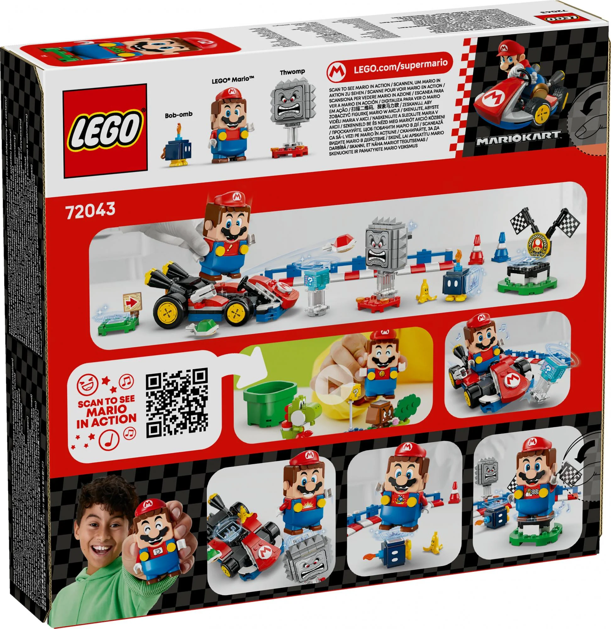 LEGO Super Mario – Mario Kart™: Interaktiv LEGO® Mario™ & Standard Kart