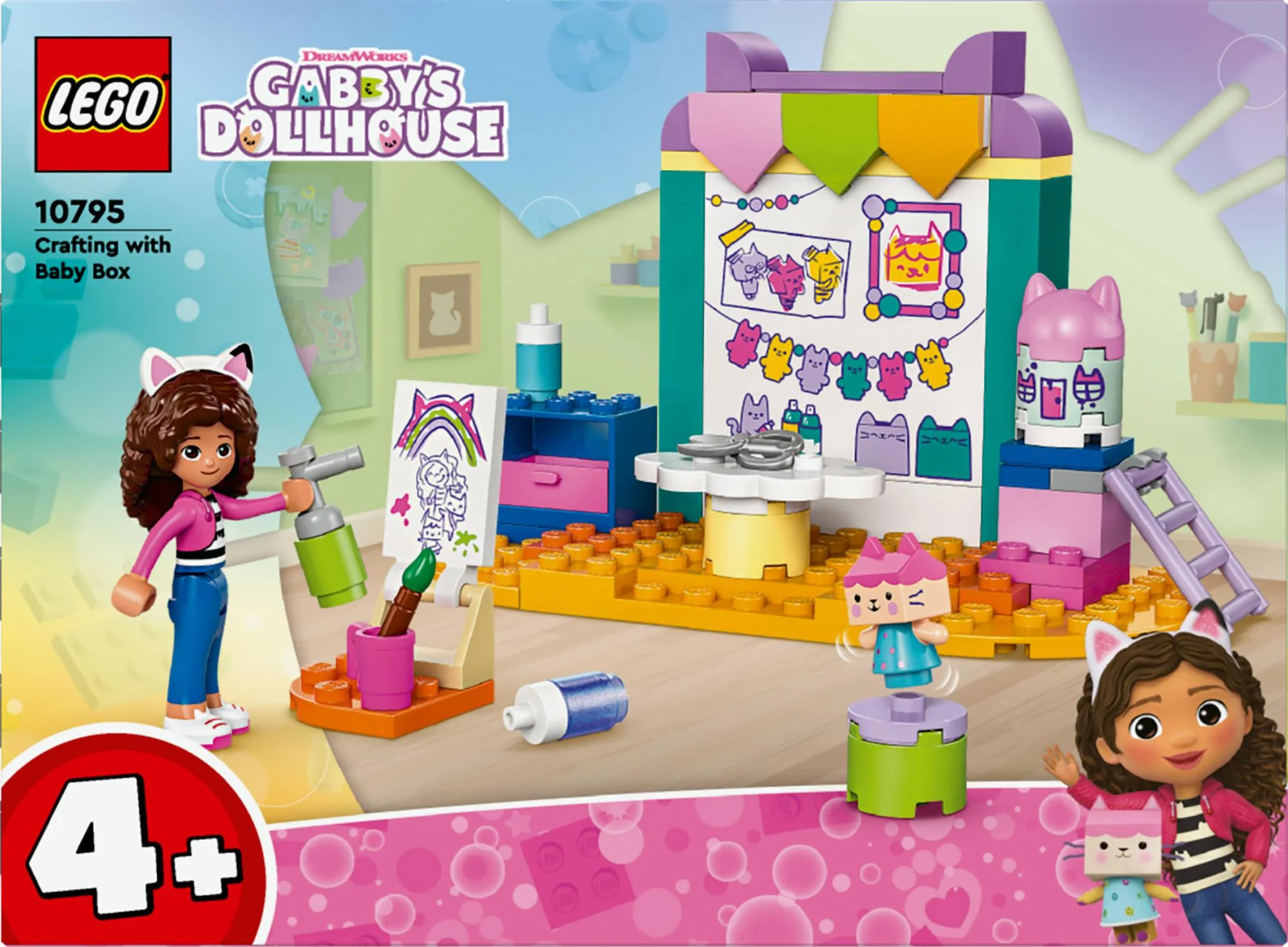 LEGO 10795 Gabby's Dollhouse Crafting Fun with Baby Box