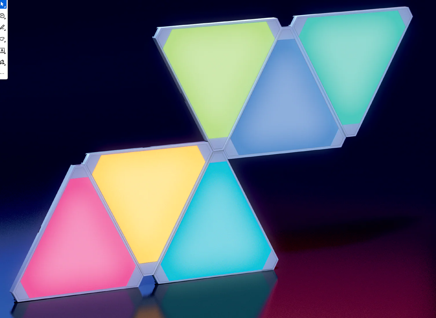 MECHARITE - TriLight RGBIC Light - 6 Pack