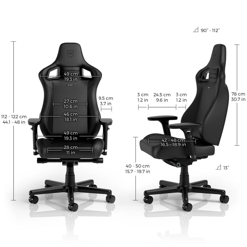 noblechairs EPIC Compact Schwarz/Carbon