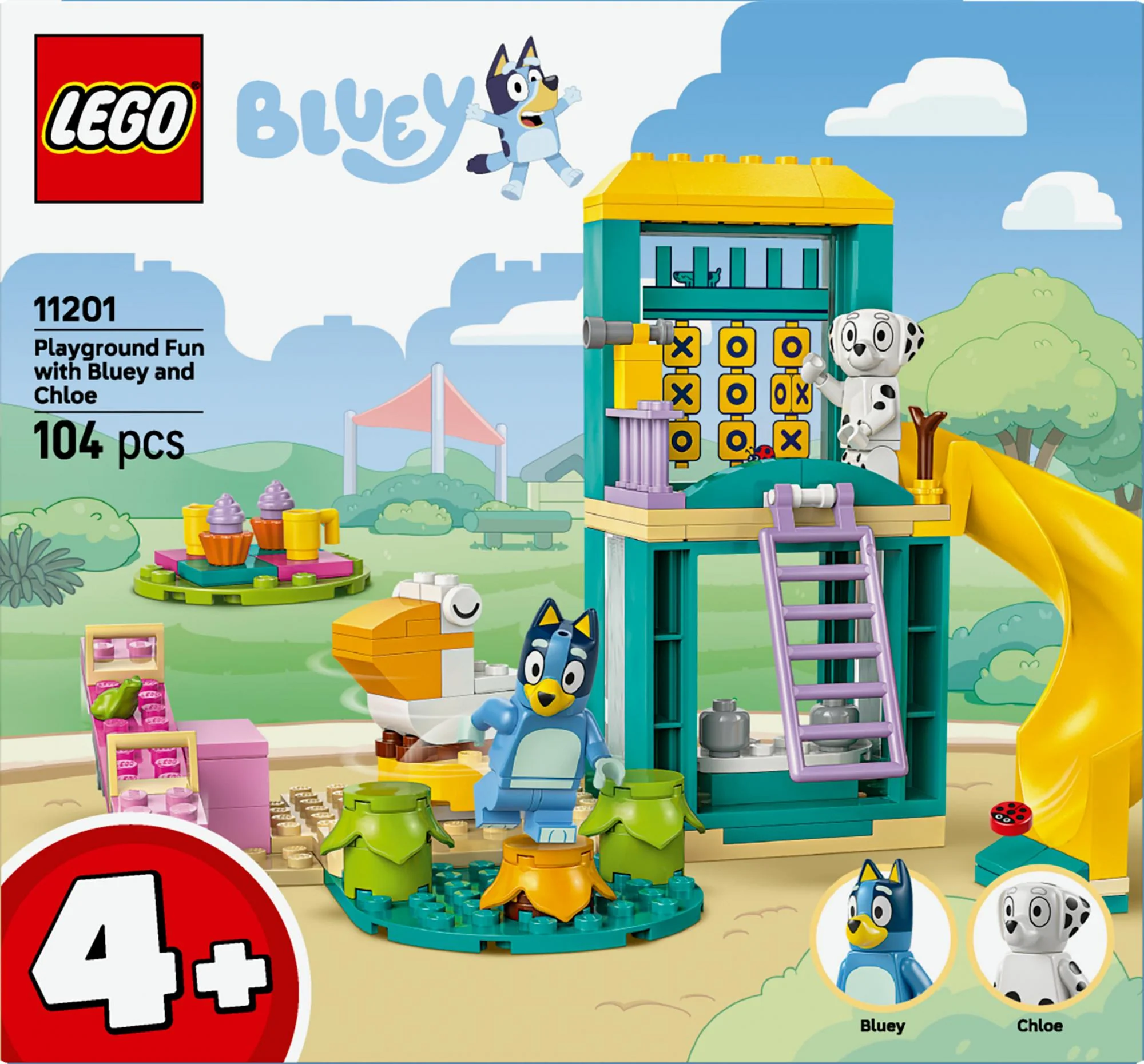 LEGO Bluey – Legepladsleg med Bluey og Chloe