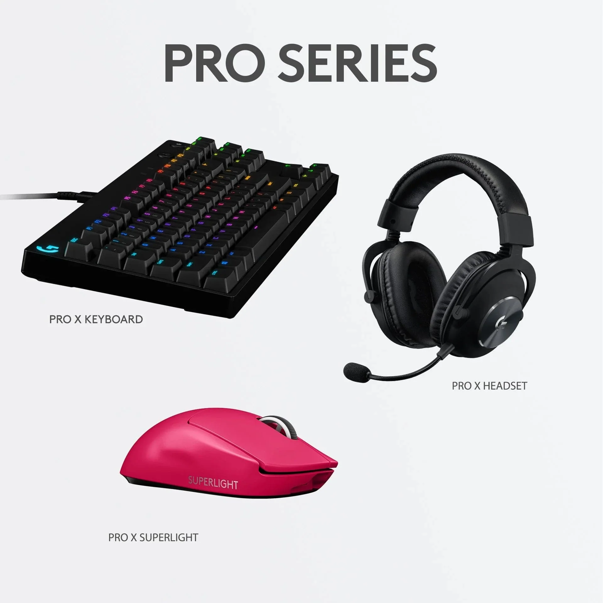 Logitech - PRO X Superlight Pink Gaming-Maus