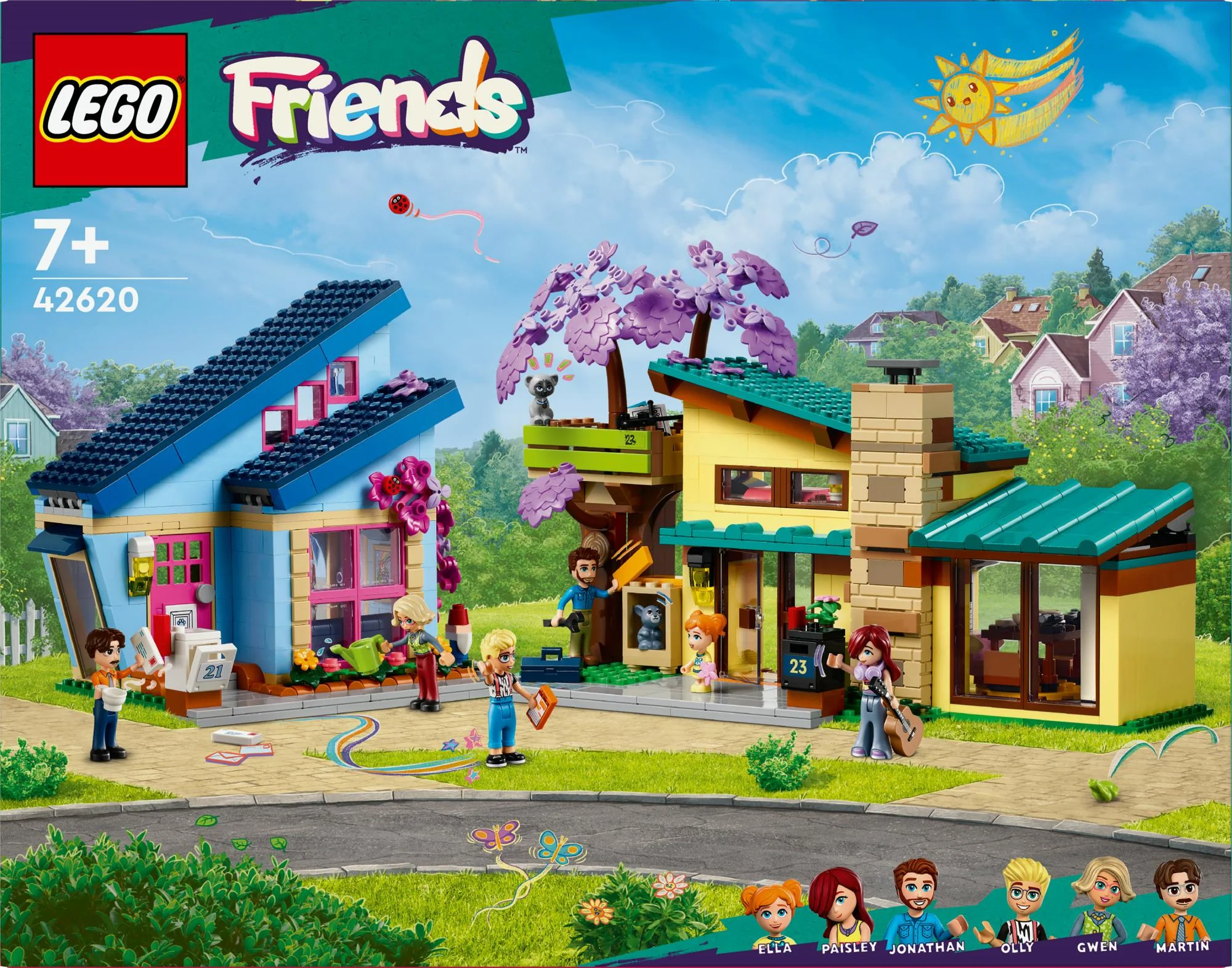 LEGO 42620 Friends Olly and Paisley's Family House