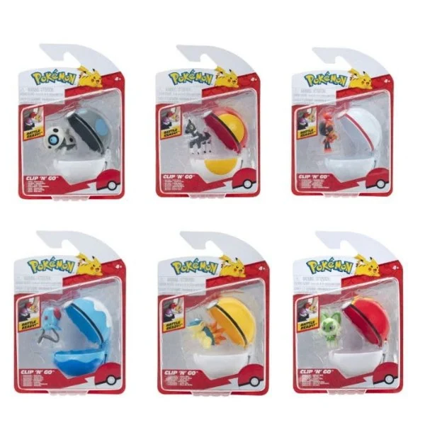 Pokémon - Clip N Go Asst. (95057-20)