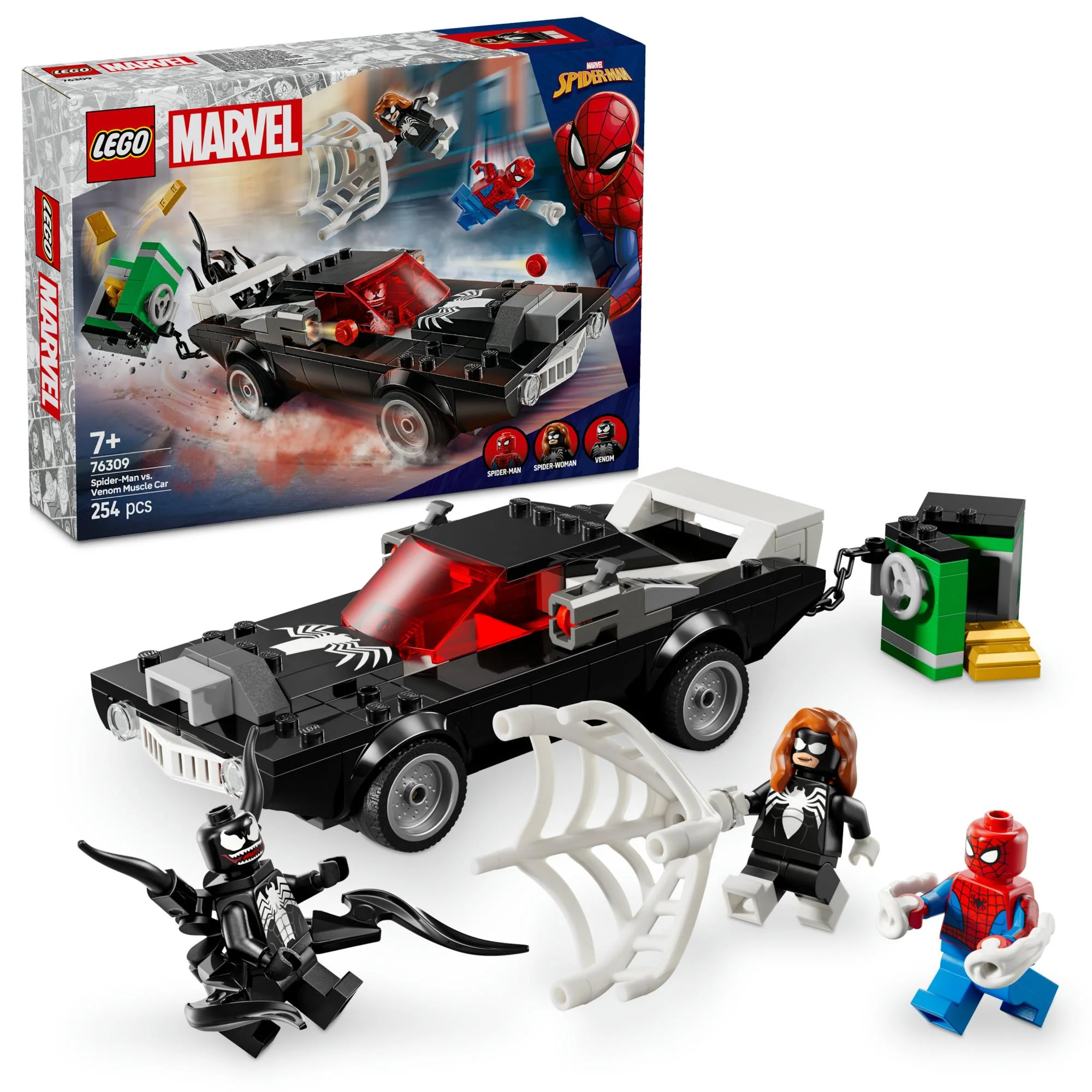 LEGO 76309 Marvel Super Heroes Spider-Man vs. Venom Muscle Car