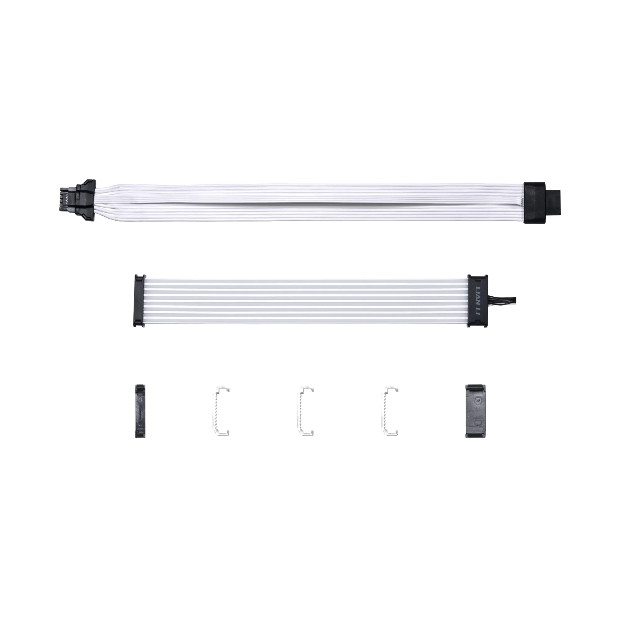 Lian Li Strimer plus V2 16-8 – 12+4-poliger Stecker. 8 Lichtleiter. 16 AWG