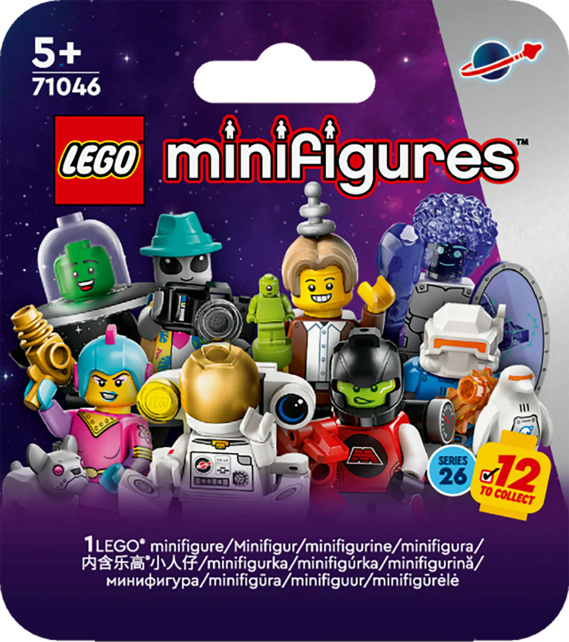 LEGO 71046 Minifigures Rumserie 26. byggelegetøj (blandet vare. én figur).