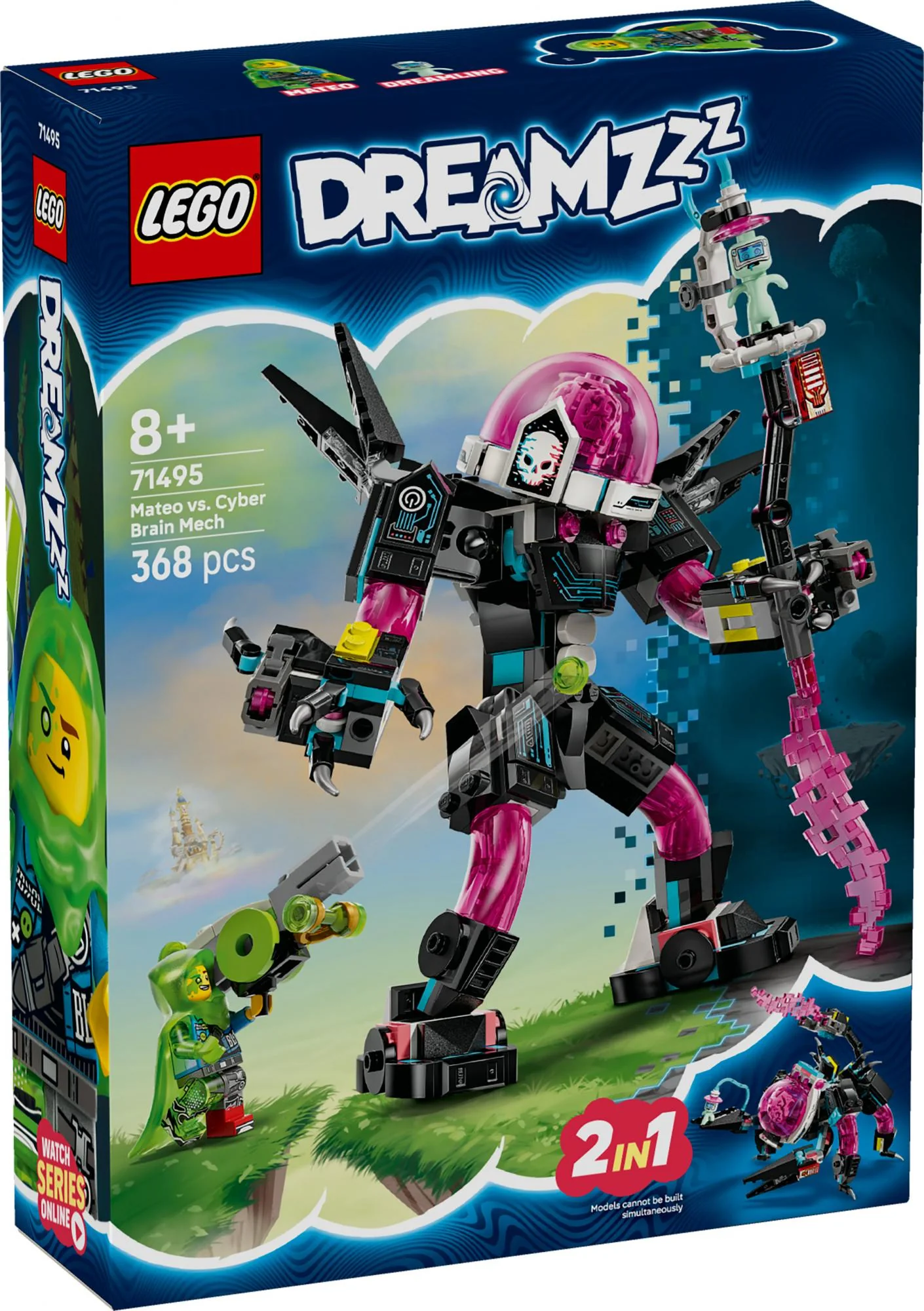 LEGO 71495 DREAMZzz Mateo vs. Cyberbrain Mech