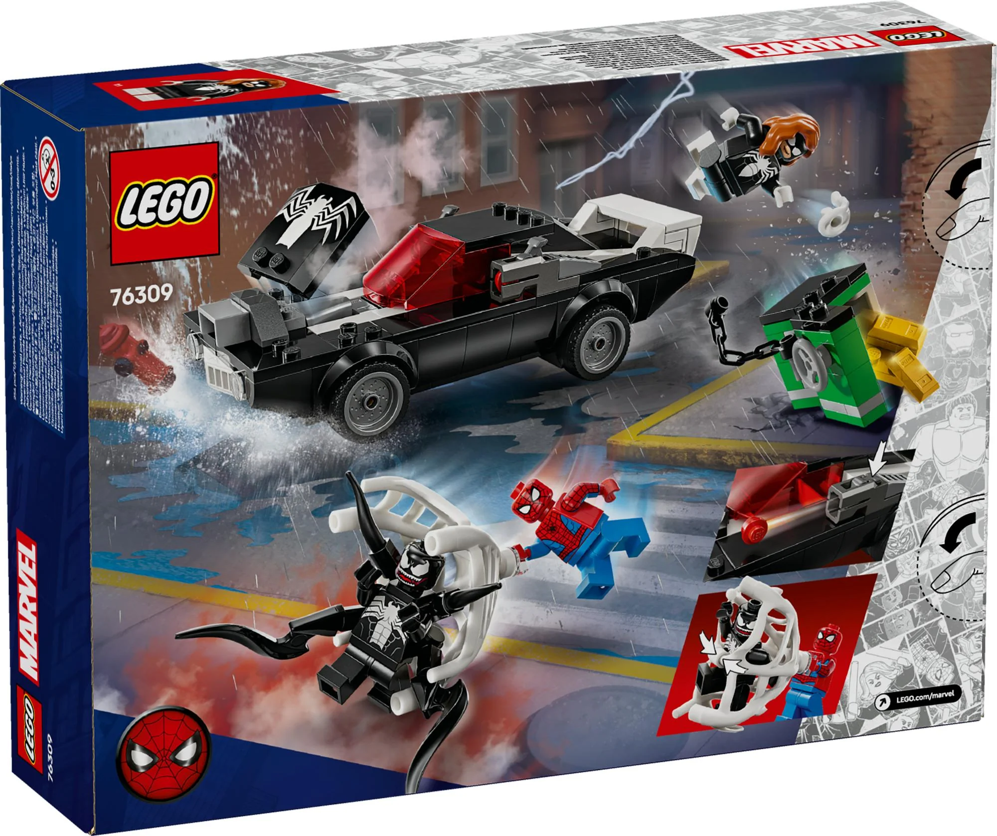 LEGO 76309 Marvel Super Heroes Spider-Man vs. Venom Muscle Car