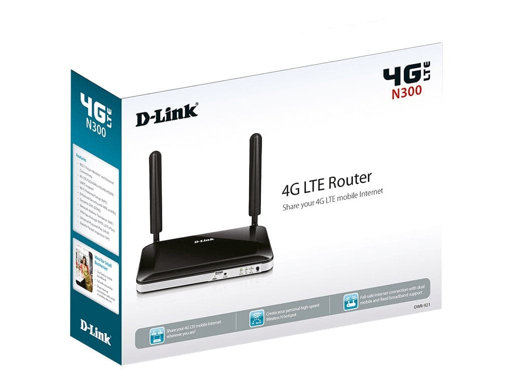 D-Link DWR-921 4G LTE Router WLAN-Router Desktop