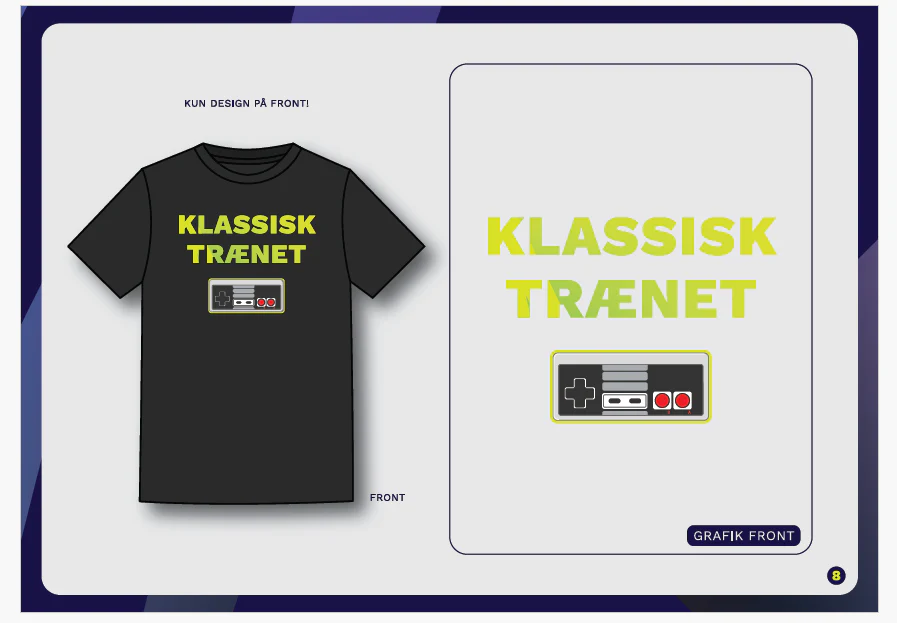 Arkaden Klassisk Trænet Tee