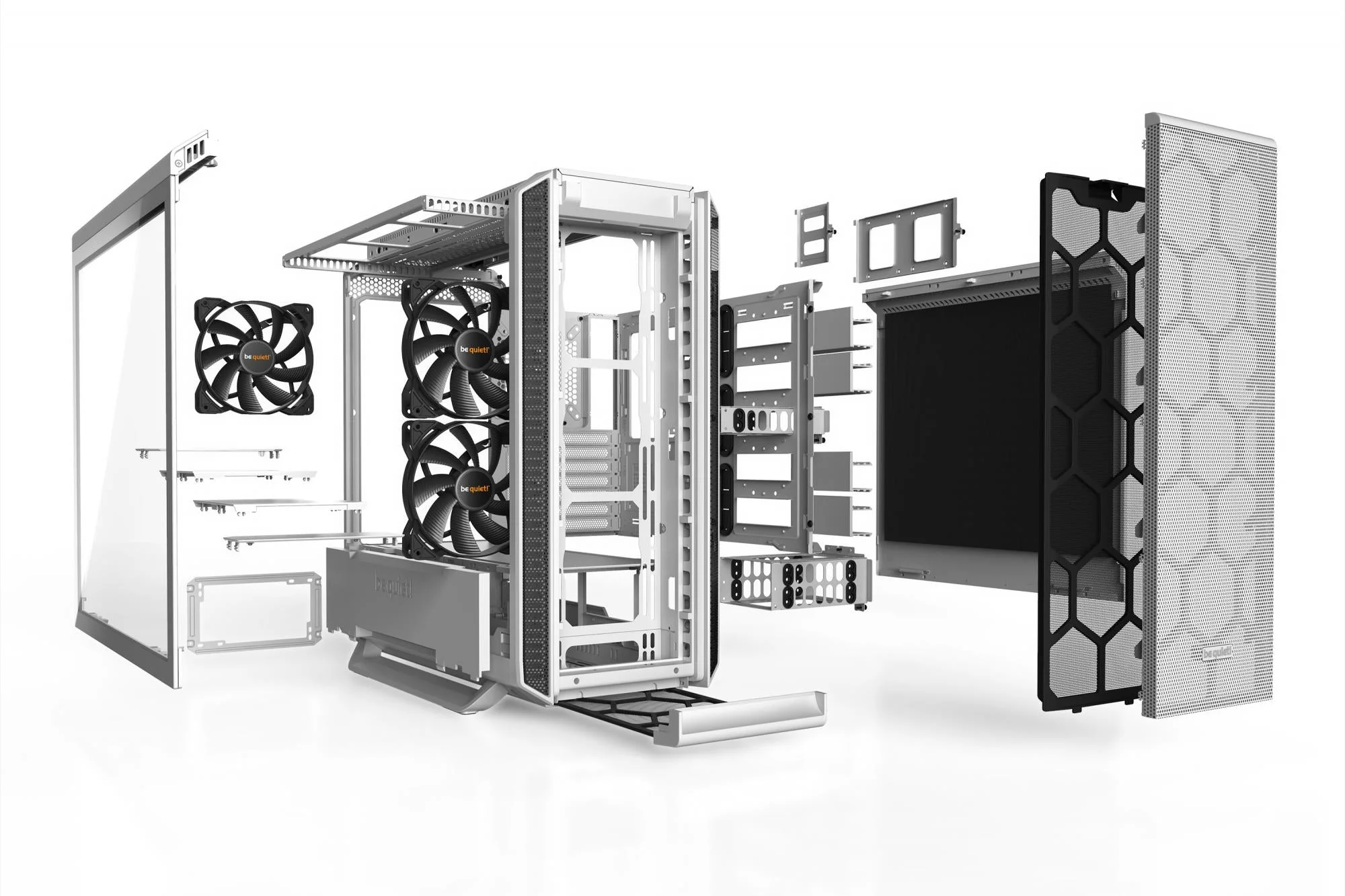 be quiet! Silent Base 802 Window White Midi Tower. Tower casing