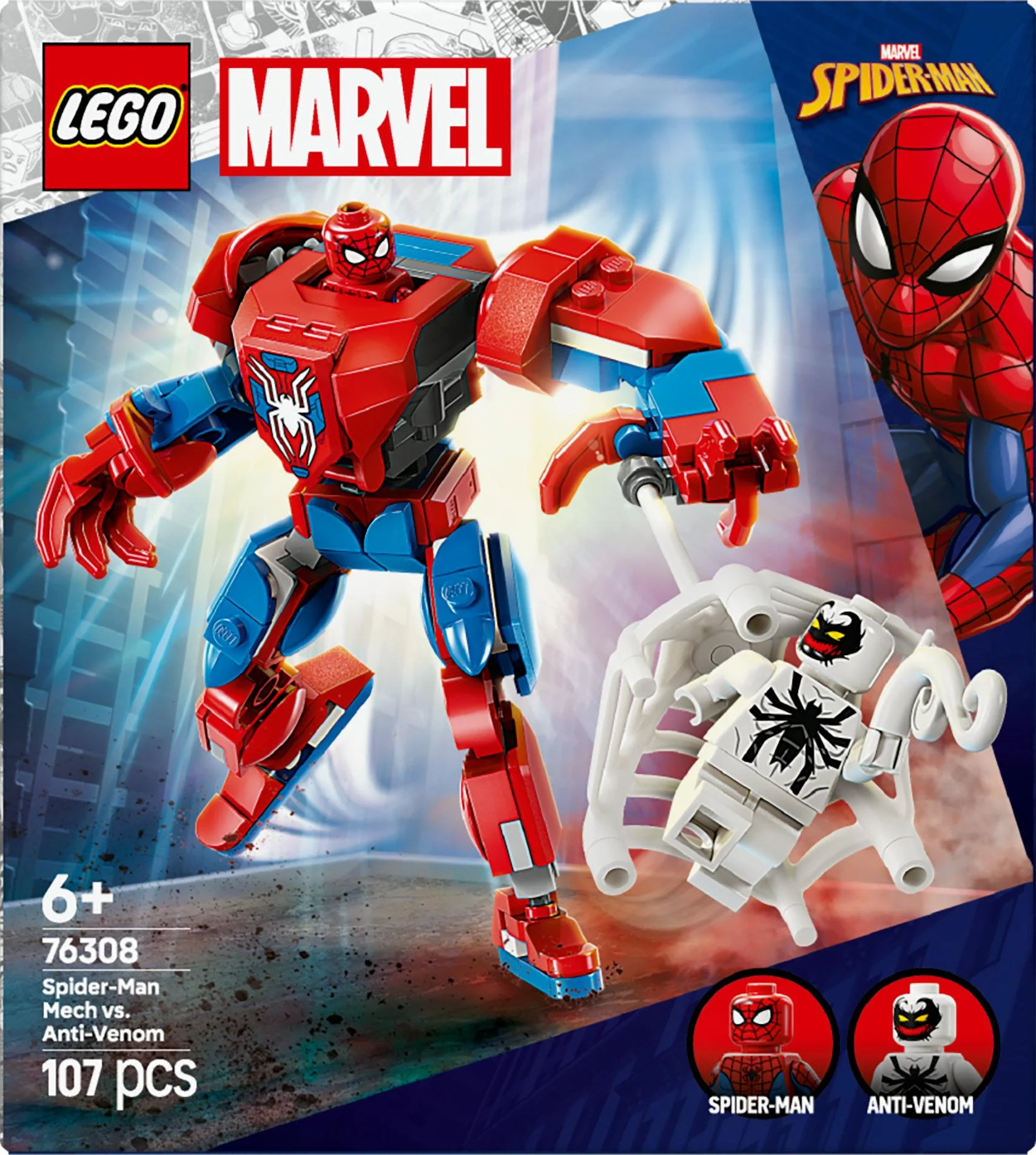 LEGO 76308 Marvel Super Heroes Spider-Man Mech vs. Anti-Venom