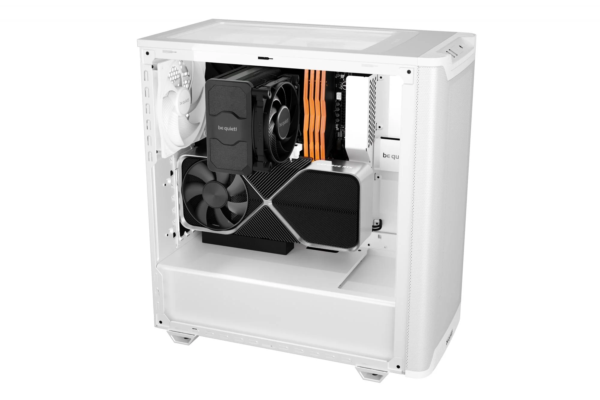 be quiet! PURE BASE 501 Airflow Window White (white)