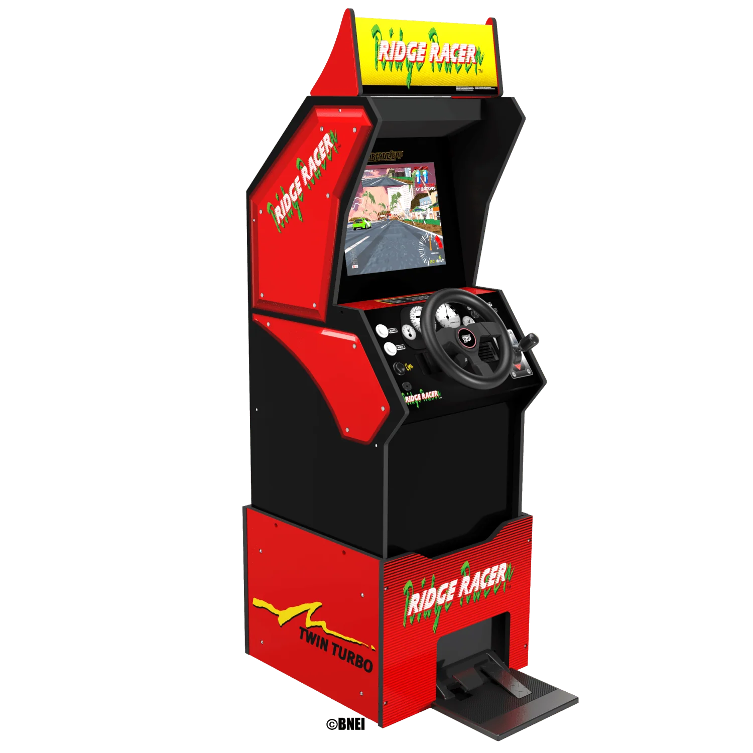 ARCADE 1 UP RIDGE RACER ARCADE MACHINE