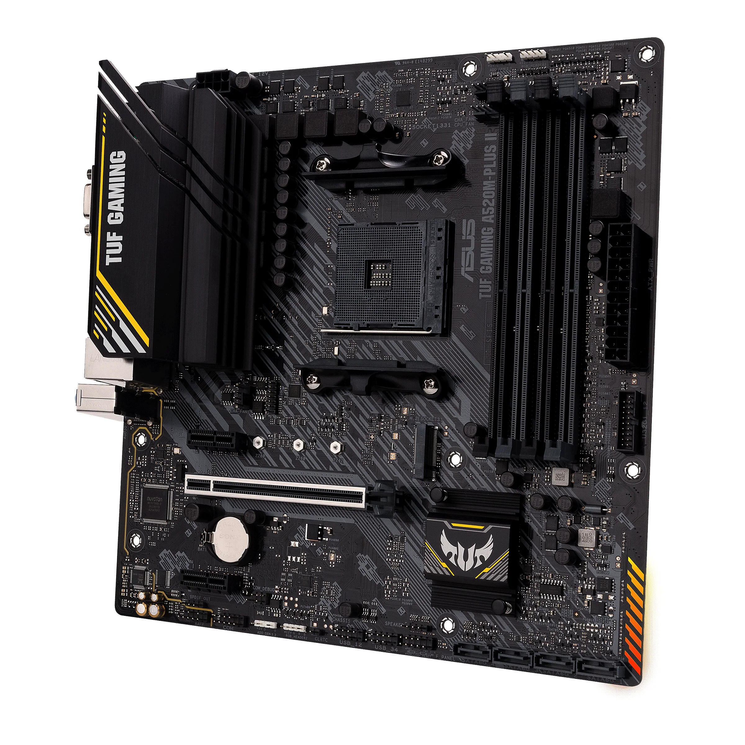 ASUS TUF GAMING A520M-PLUS II (mATX. A520. AM4)