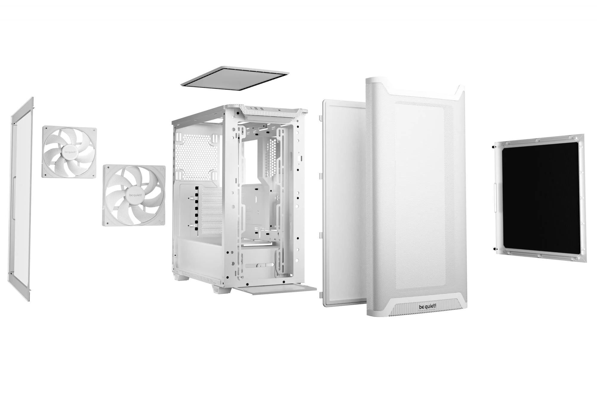 be quiet! PURE BASE 501 Airflow Window White (white)