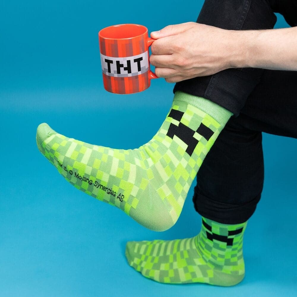 Minecraft Tasse und Socken-Set