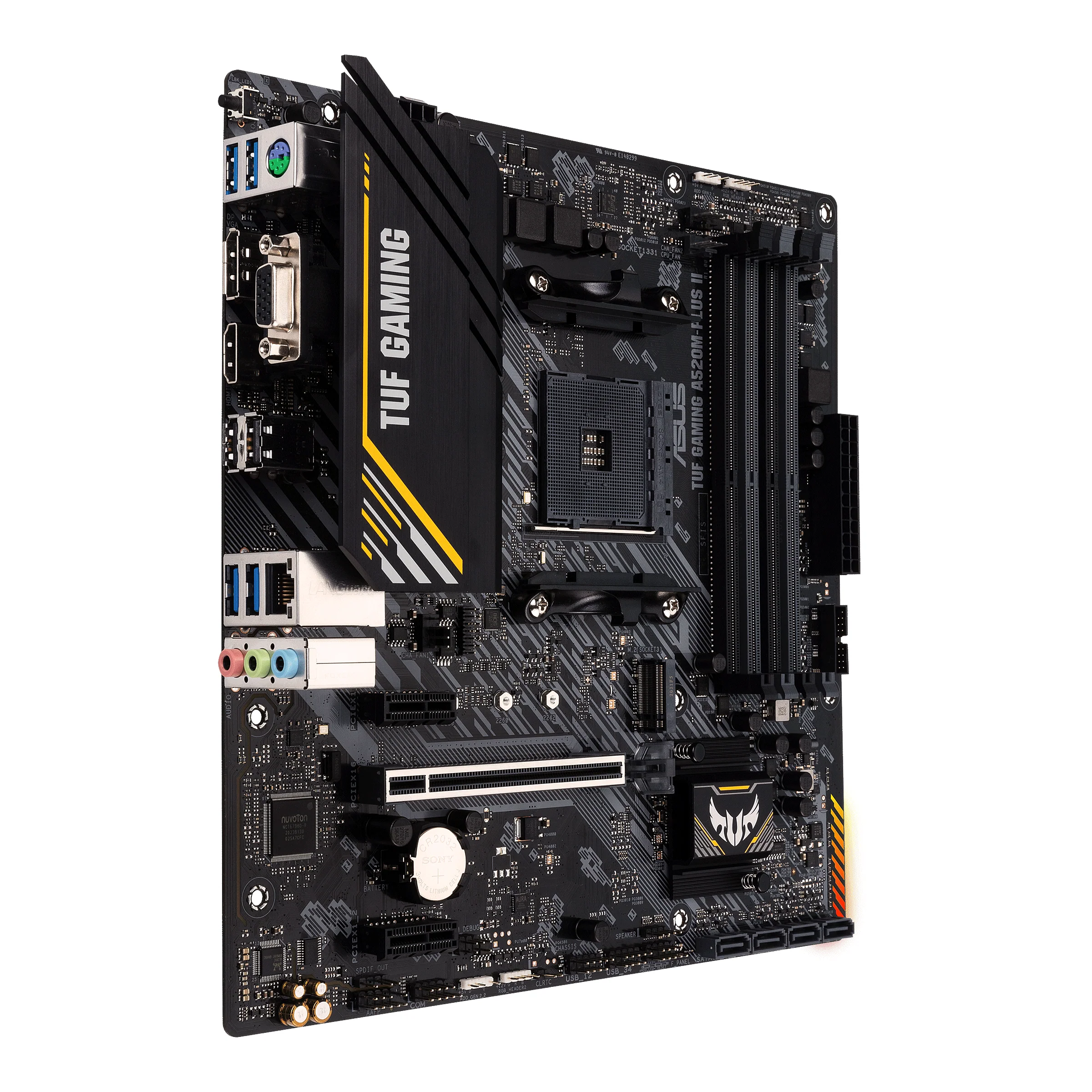ASUS TUF GAMING A520M-PLUS II (mATX. A520. AM4)