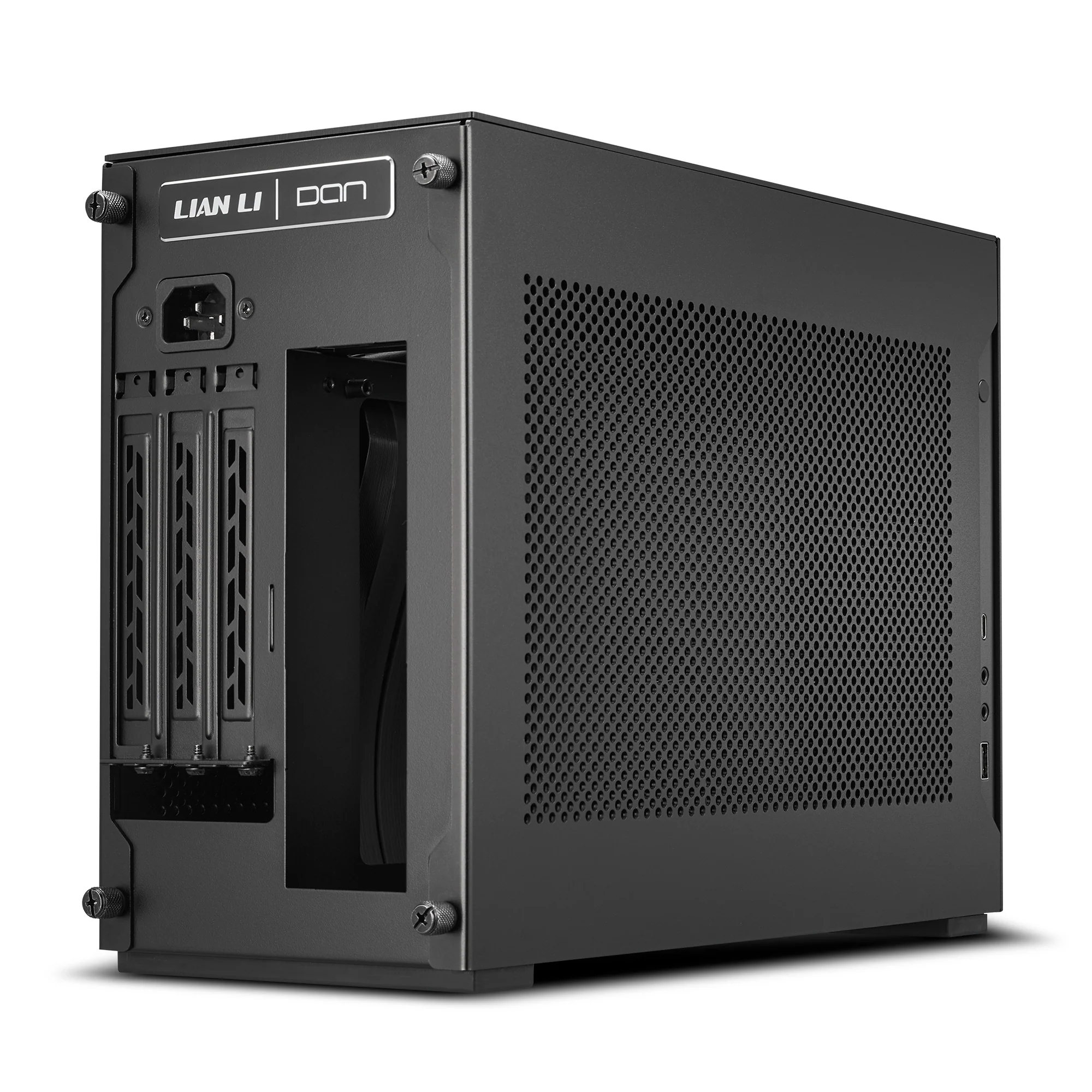 Lian Li A4-H2O X4. MINI-ITX. Schwarz. inklusive PCIE4.0-Riser-Kartenkabel