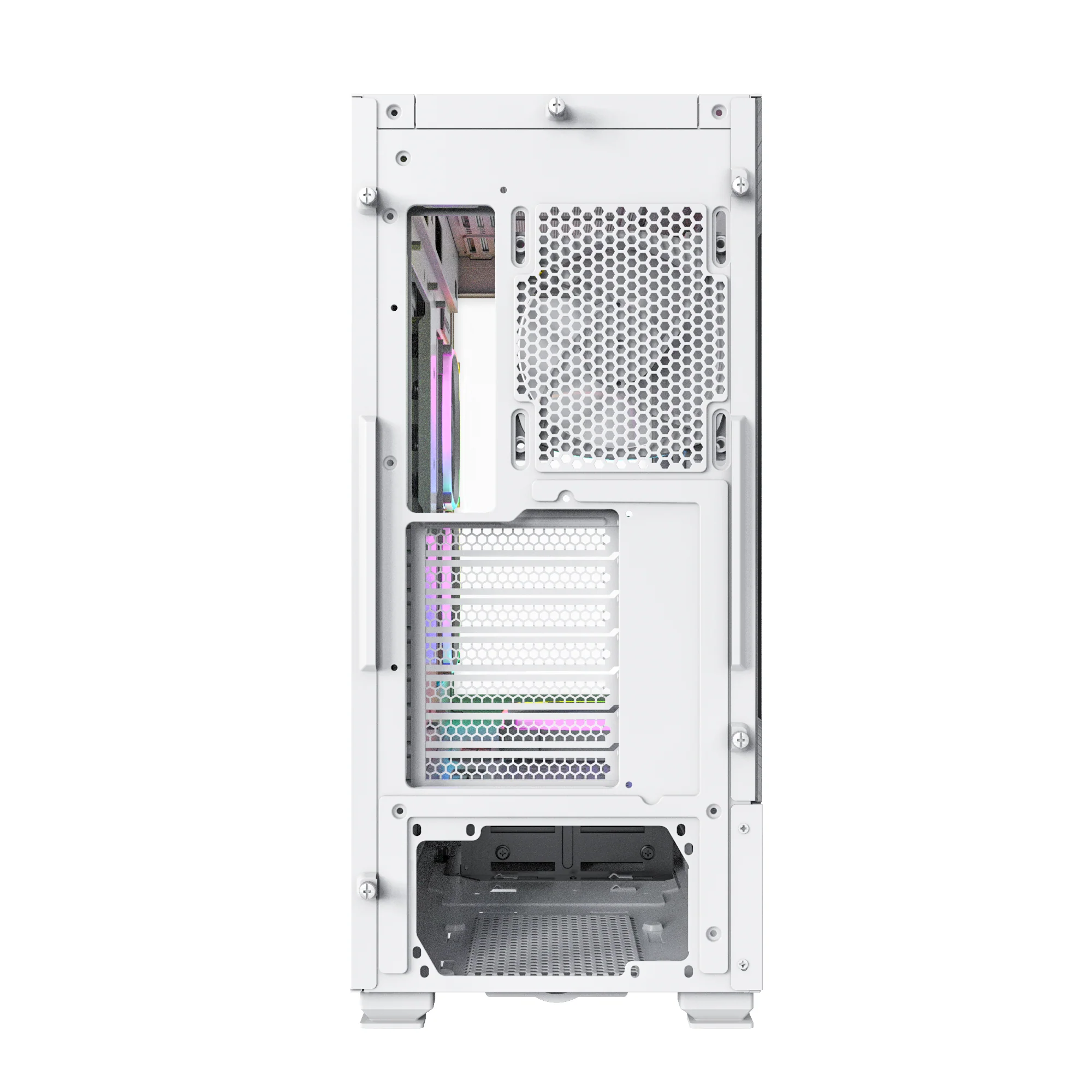 Montech Sky Two White – Midi-Tower. E-ATX. 4x ARGB-PWM-Lüfter