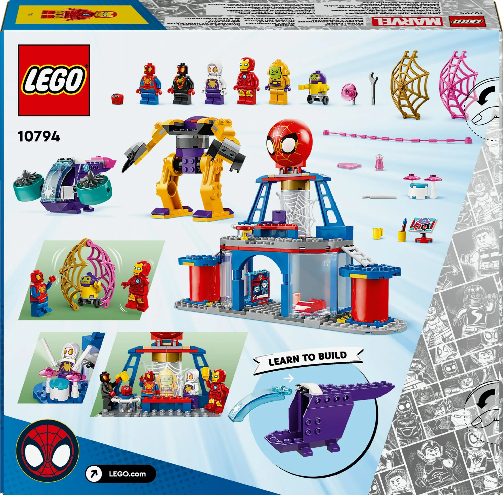LEGO 10794 Marvel Spidey and his super friends The headquarters of Spidey's team