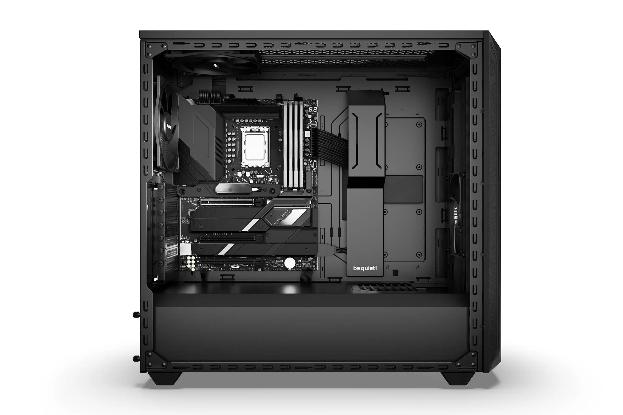 be quiet! SHADOW BASE 800. tower case (black. tempered glass)