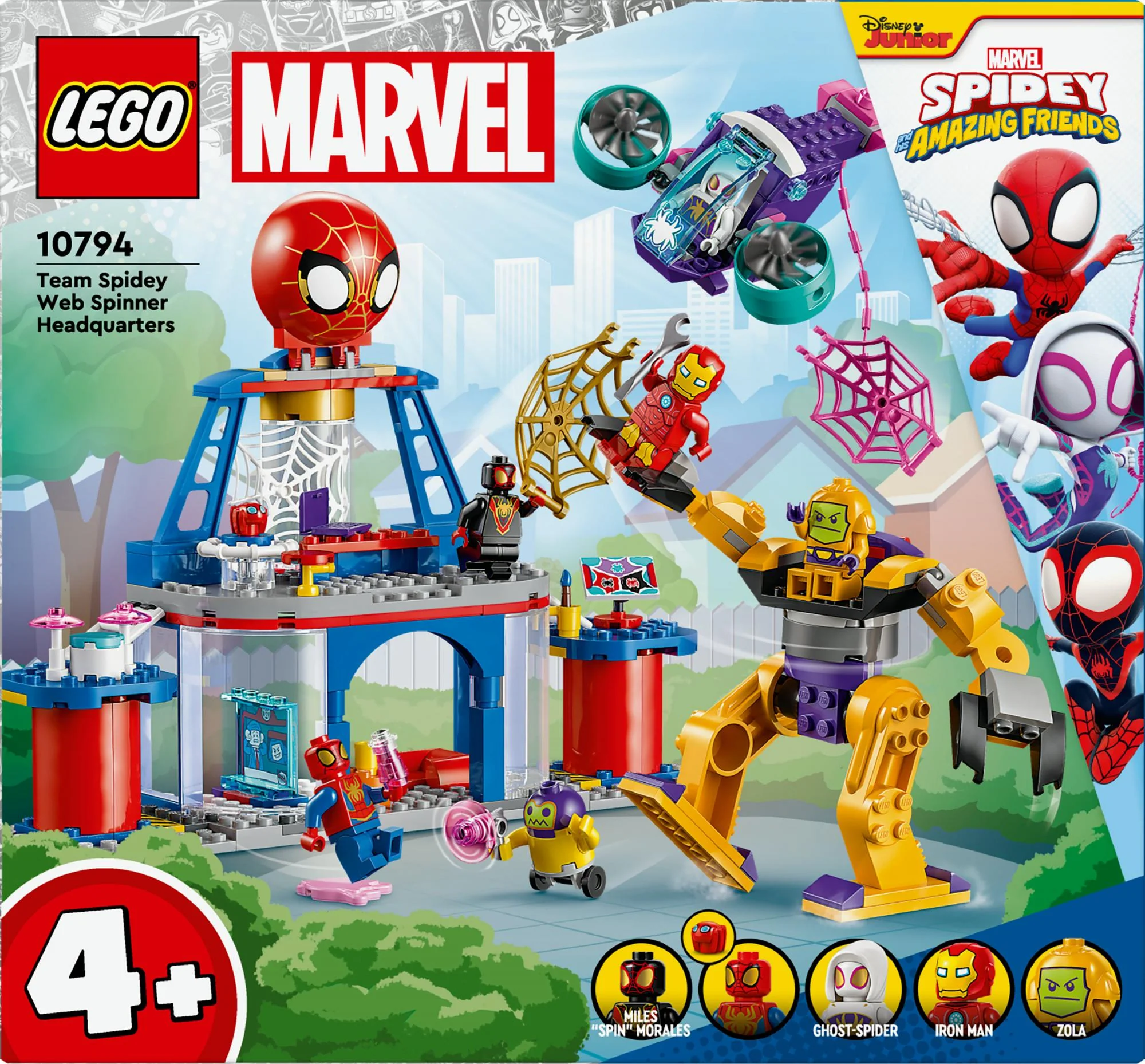 LEGO 10794 Marvel Spidey and his super friends The headquarters of Spidey's team