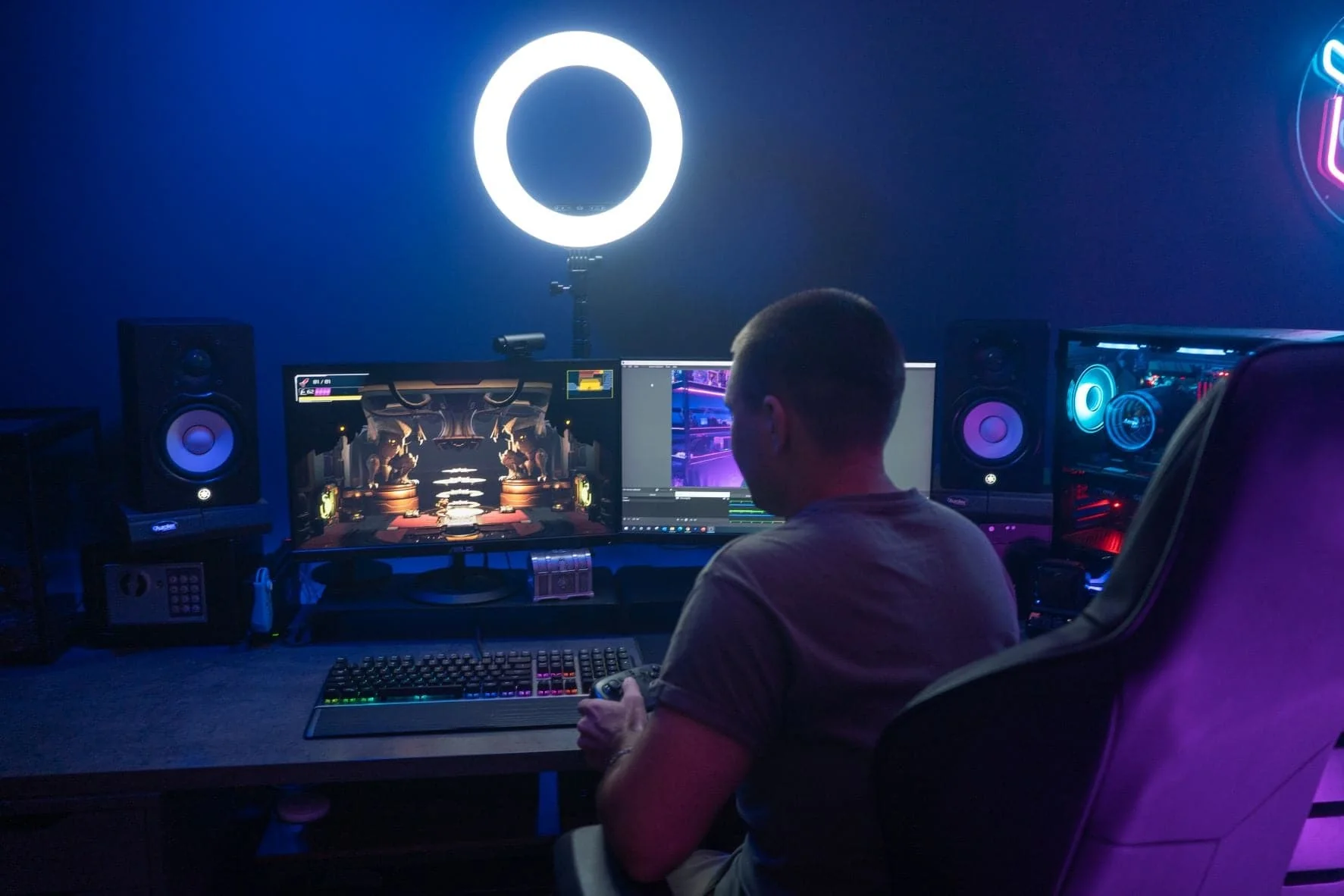 Streamplify LIGHT 14 Ringlicht. 35.6 cm. 230 V – Schwarz