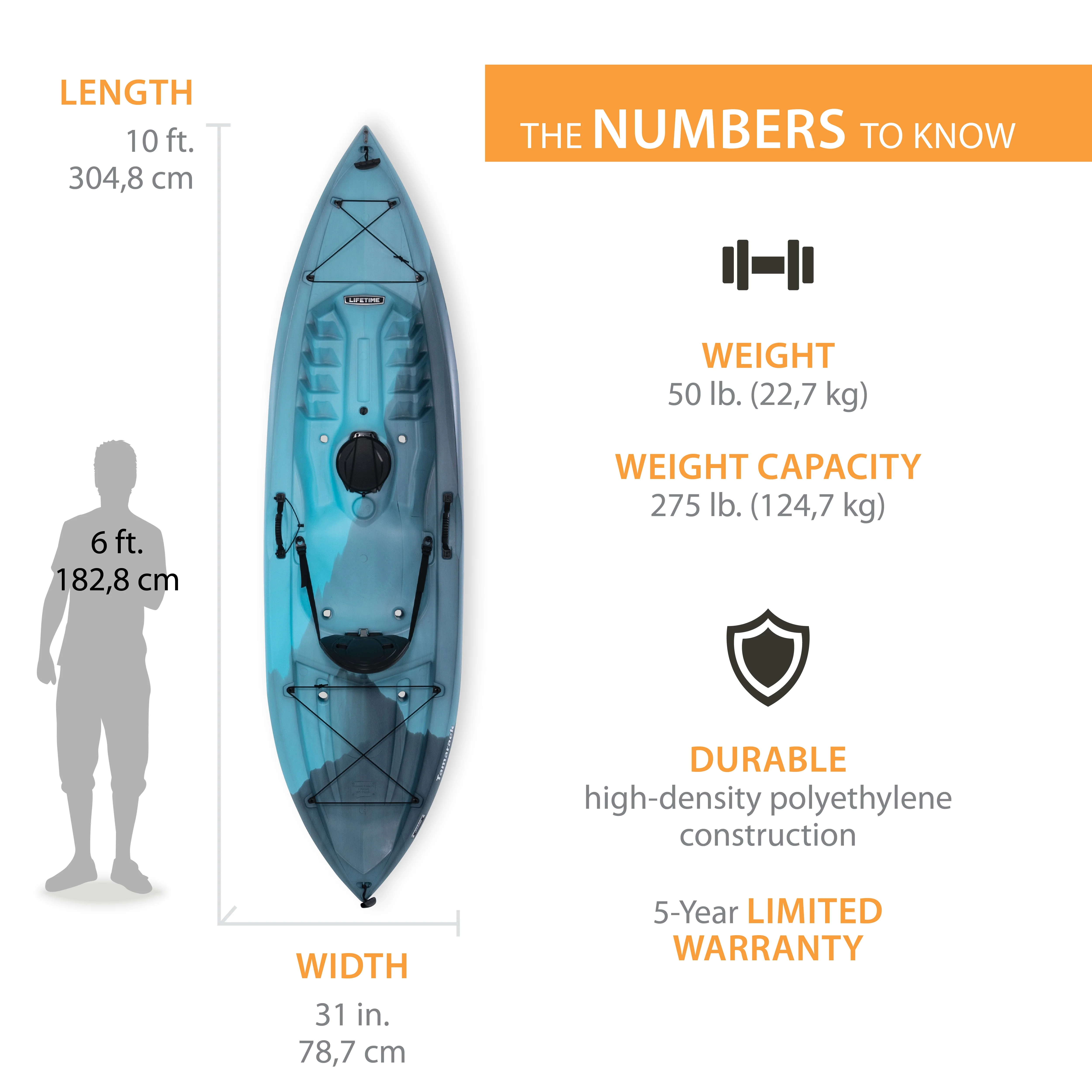 Lifetime Tamarack Angler Fishing Kayak- Arctic Fusion 2-Pack