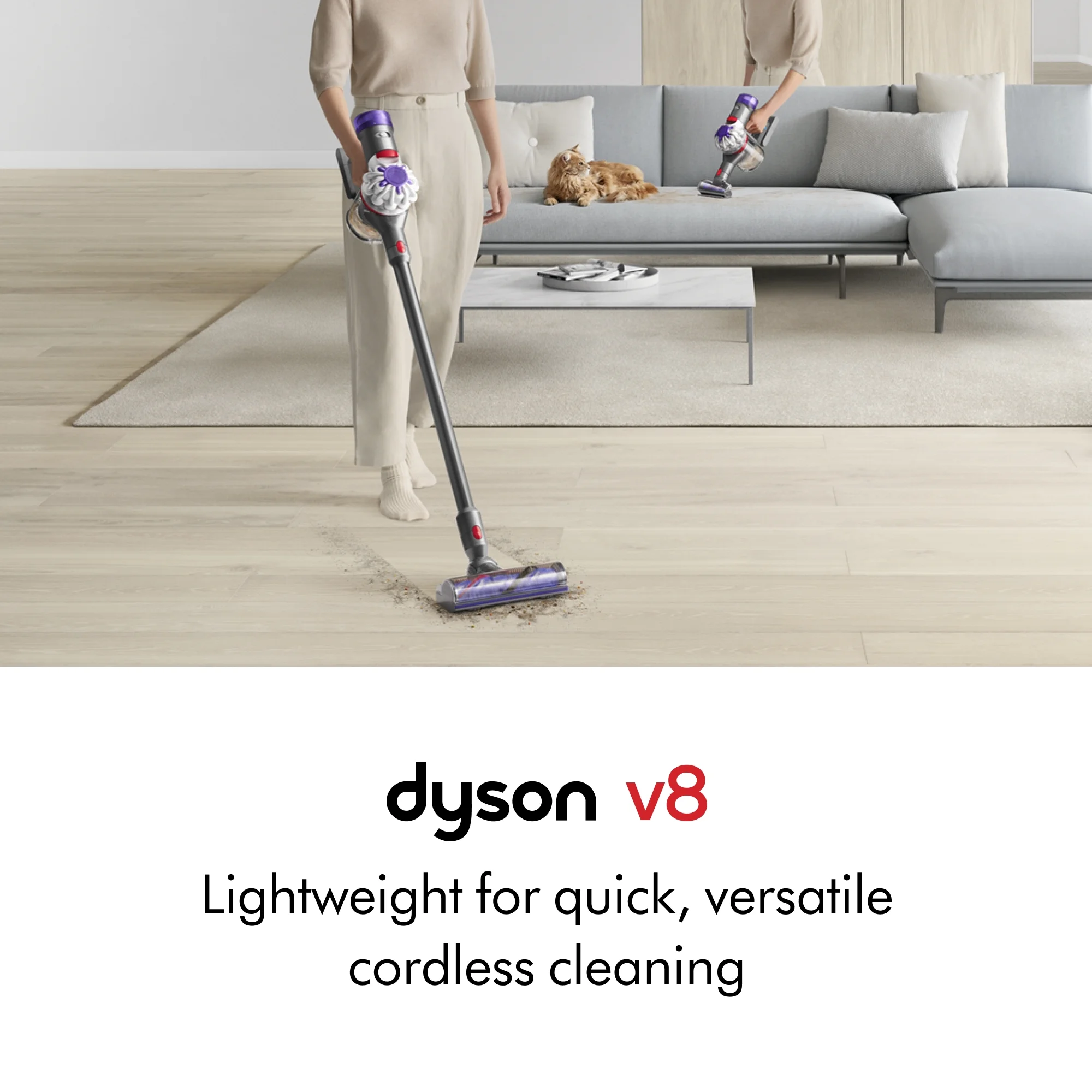 Dyson V8 Cordless Vacuum | Silver | New