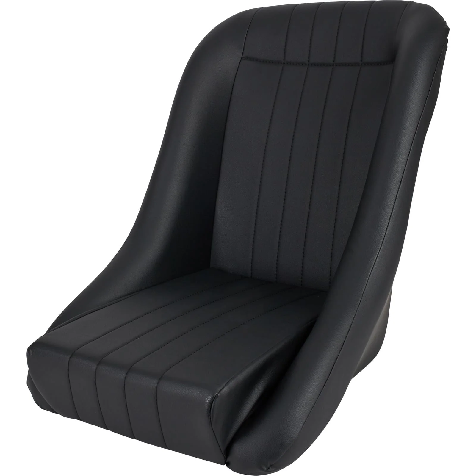 EMPI 62-2880-0 Low Back Roadster Style Seat, Black