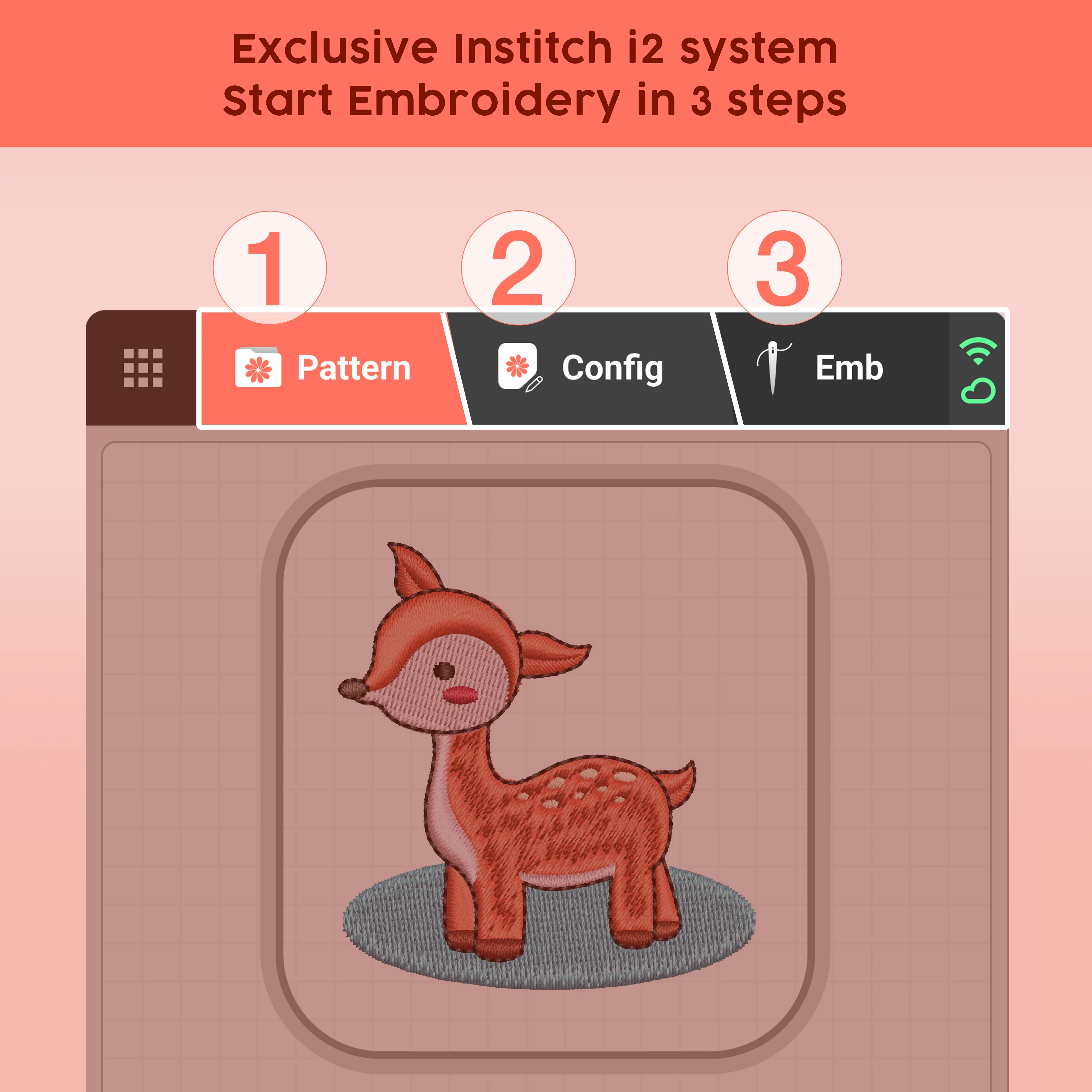 Poolin EOC05 Embroidery Machine 4x9.25