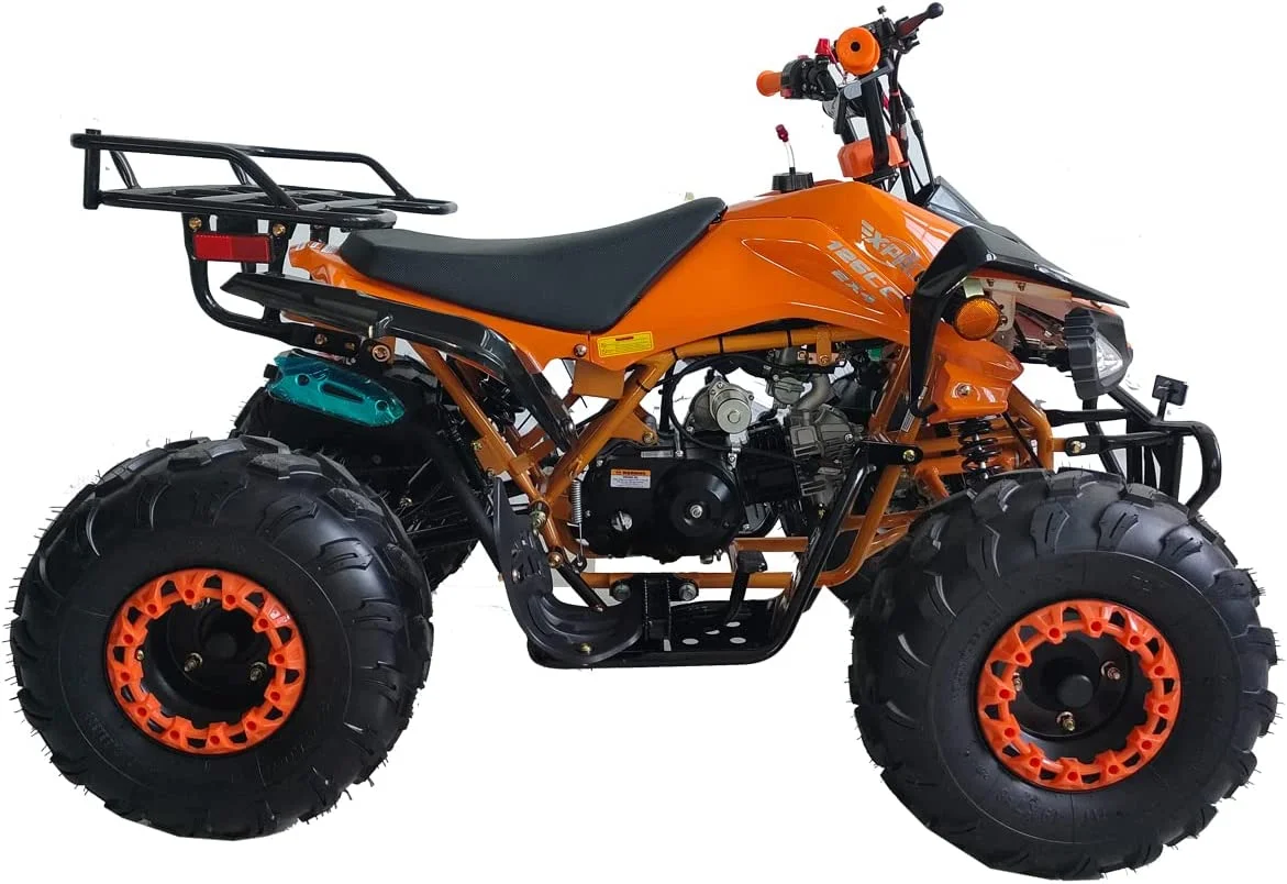 X-Pro Brand New 125cc Gas ATV, Automatic Transmission w/Reverse Remote Control Big 19