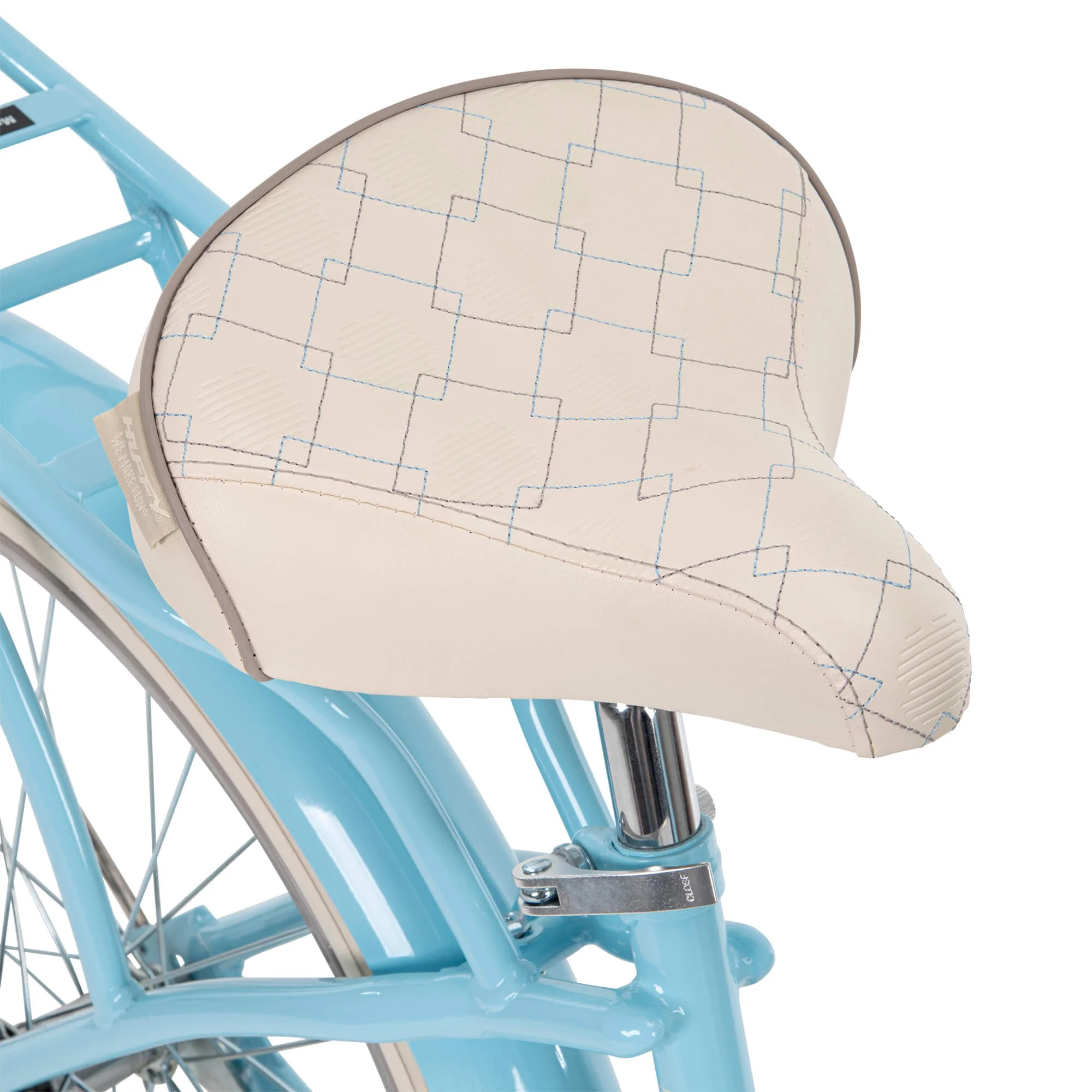 24 In. Girls Nel Lusso Women's Classic Beach Cruiser Bike, Light Blue