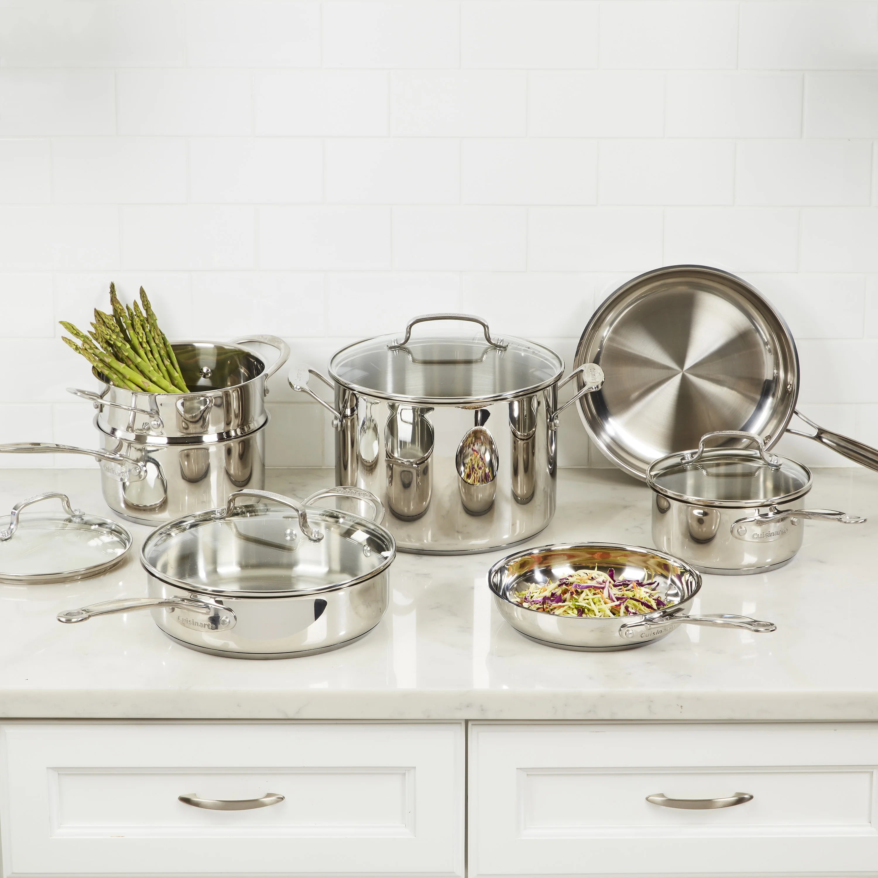 Cuisinart Chef��s Classic 11-Piece Stainless Steel Cookware Set