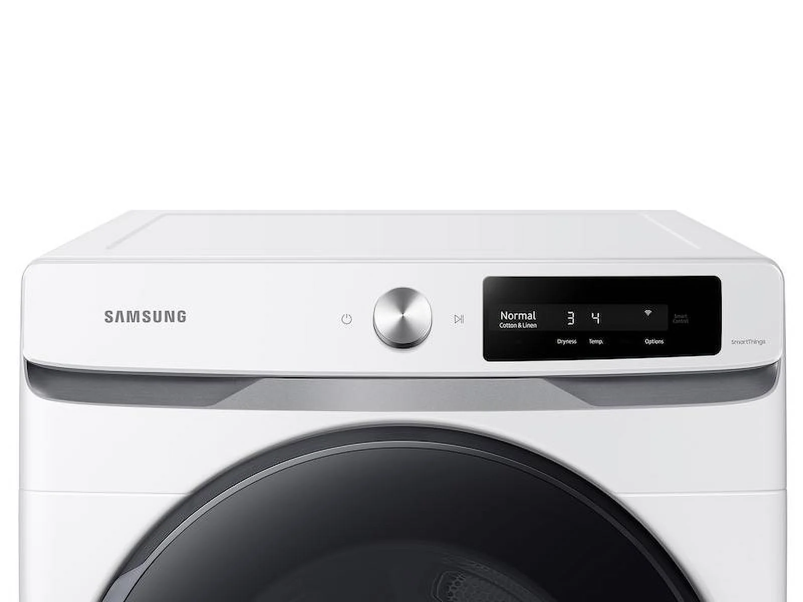 Samsung 7.5 cu. ft. Smart Dial Gas Dryer with Super Speed Dry in White DVG45A6400W